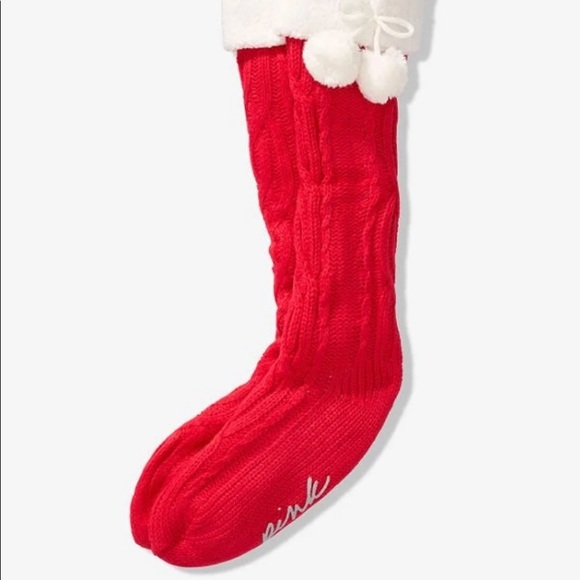 VS PINK Pom Pom Knee High Socks - Picture 4 of 5